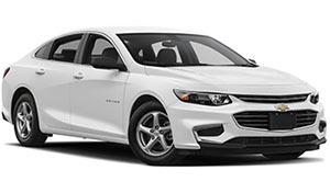 car rental tour on route 66 Chevy Malibu - full size class