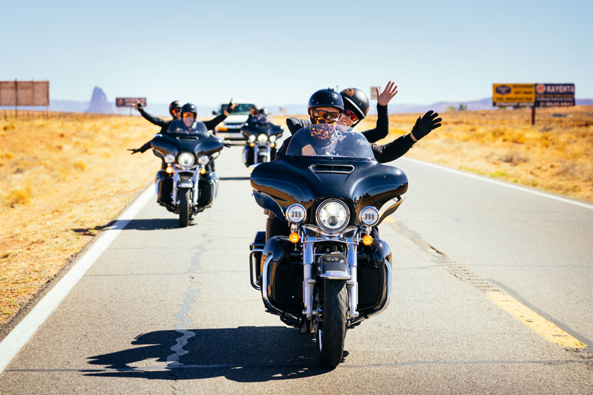 happy Route 66 riding