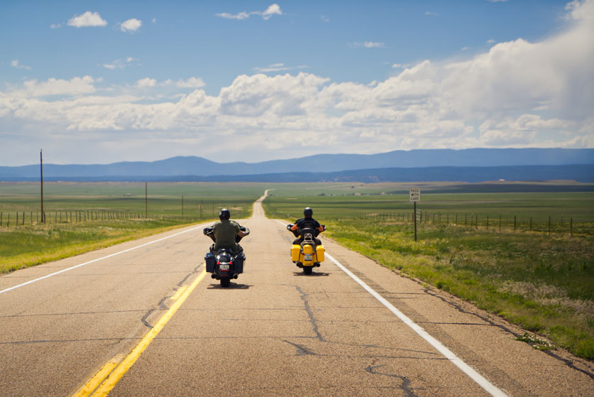 Route 66 riding